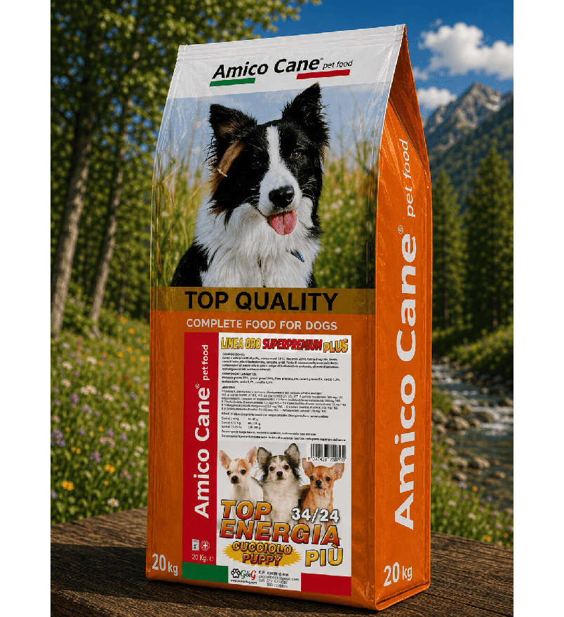 TOP ENERGIA PIÙ CUCCIOLO PUPPY SUPERPREMIUM PLUS 34/24