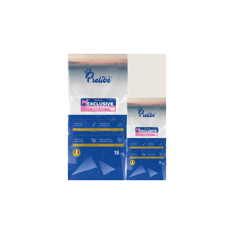 Prelibé Super Premium All Breeds Exclusive Maiale e Riso 25/14