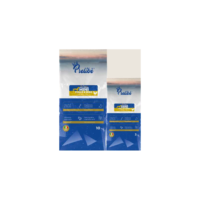 Prelibé Super Premium Exclusive Mini Pollo e Riso 26/15