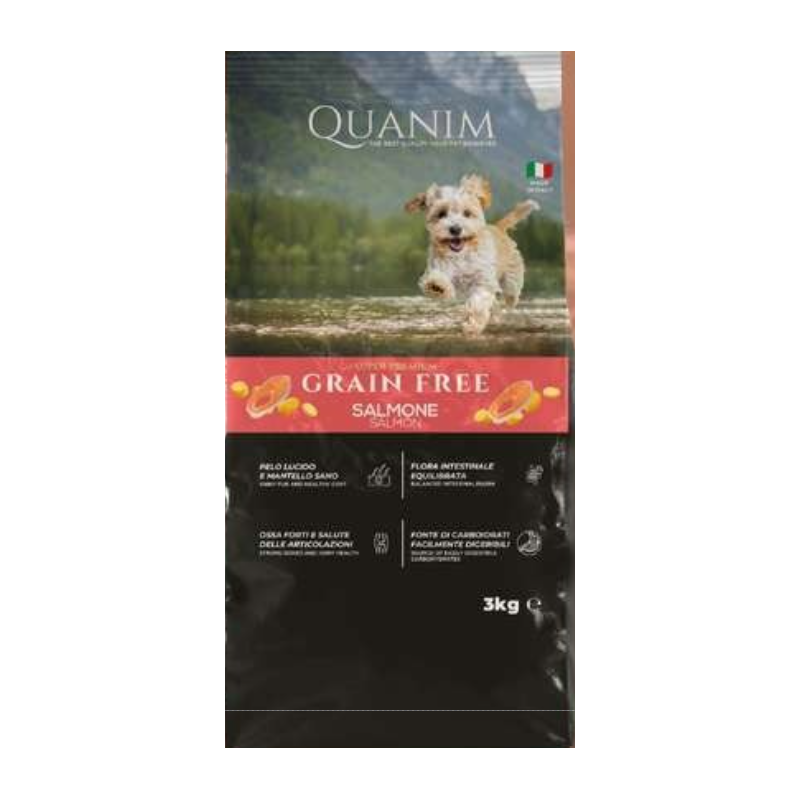 Quanim Super Premium Grain Free Salmone